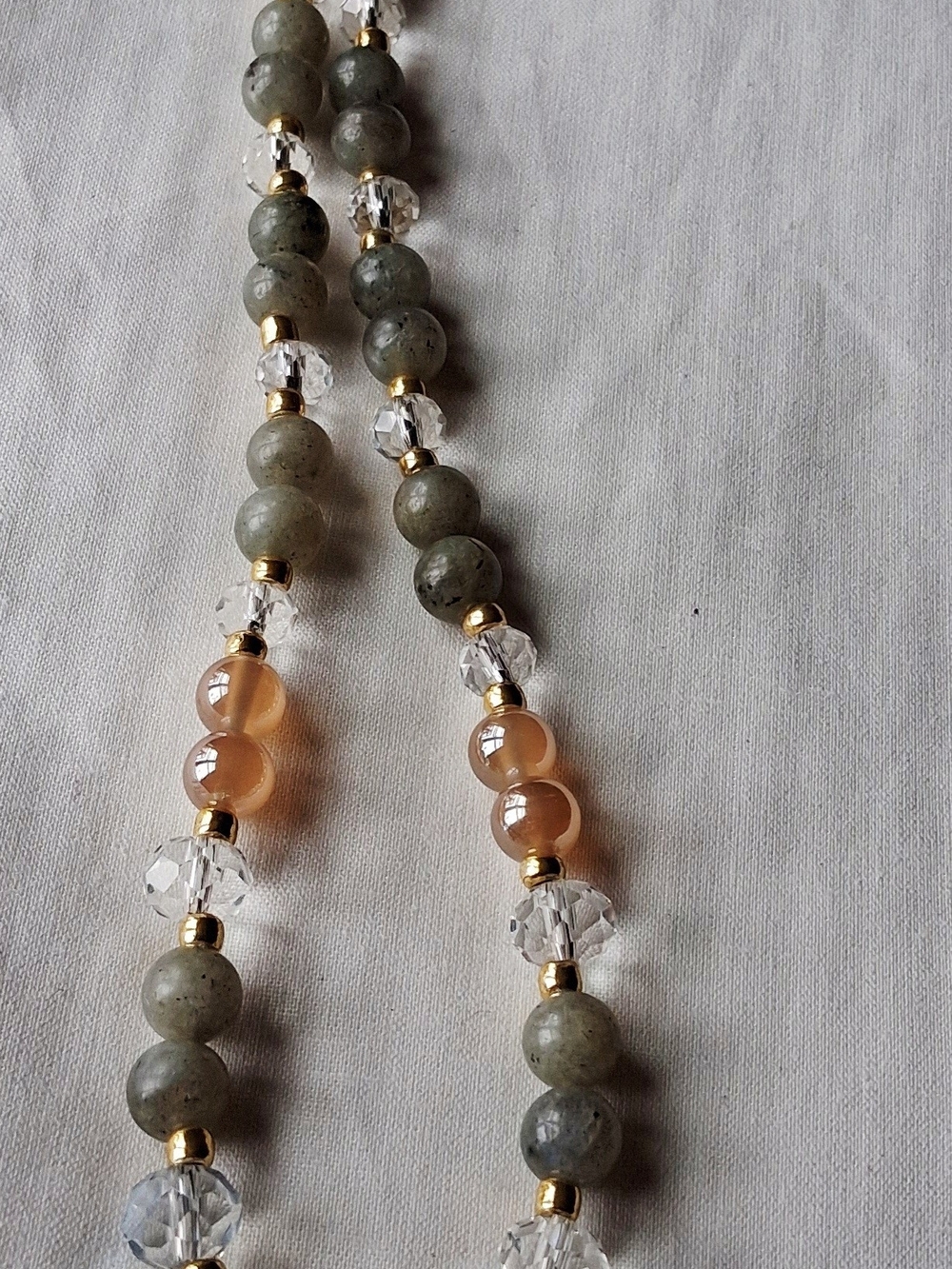 Green Jade Pendant Necklace And Earring Set Handmade - Picture 4 of 4